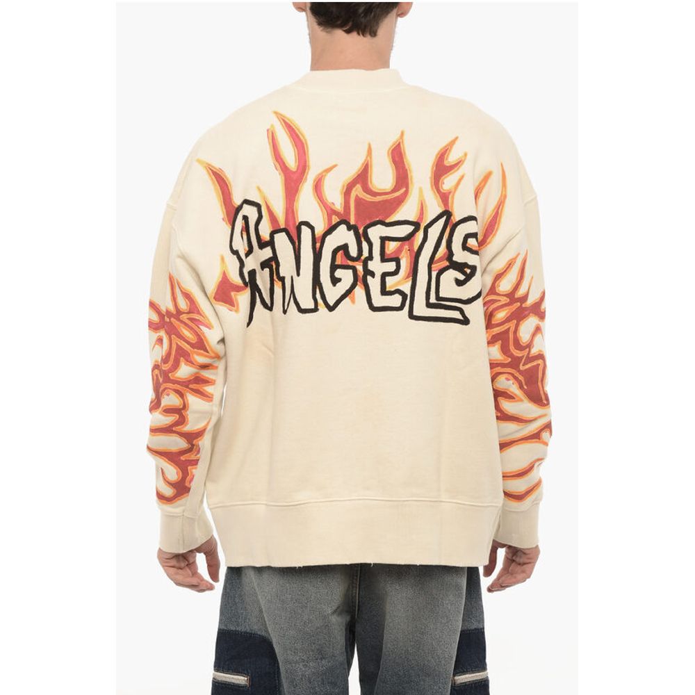 Palm Angels Printed Turtleneck Sweatshirt