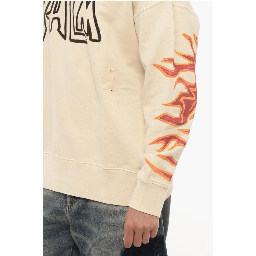 Palm Angels Printed Turtleneck Sweatshirt