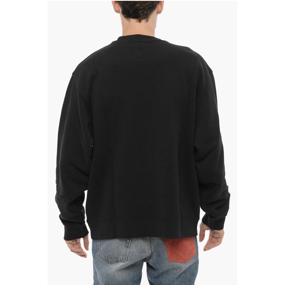 Ambush Cotton Crew-neck Sweatshirt with Removable necklace