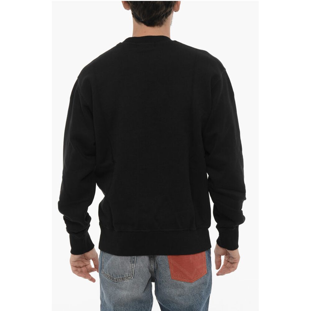 Ambush Brushed Cotton Crew-neck Sweatshirt with Printed Logo
