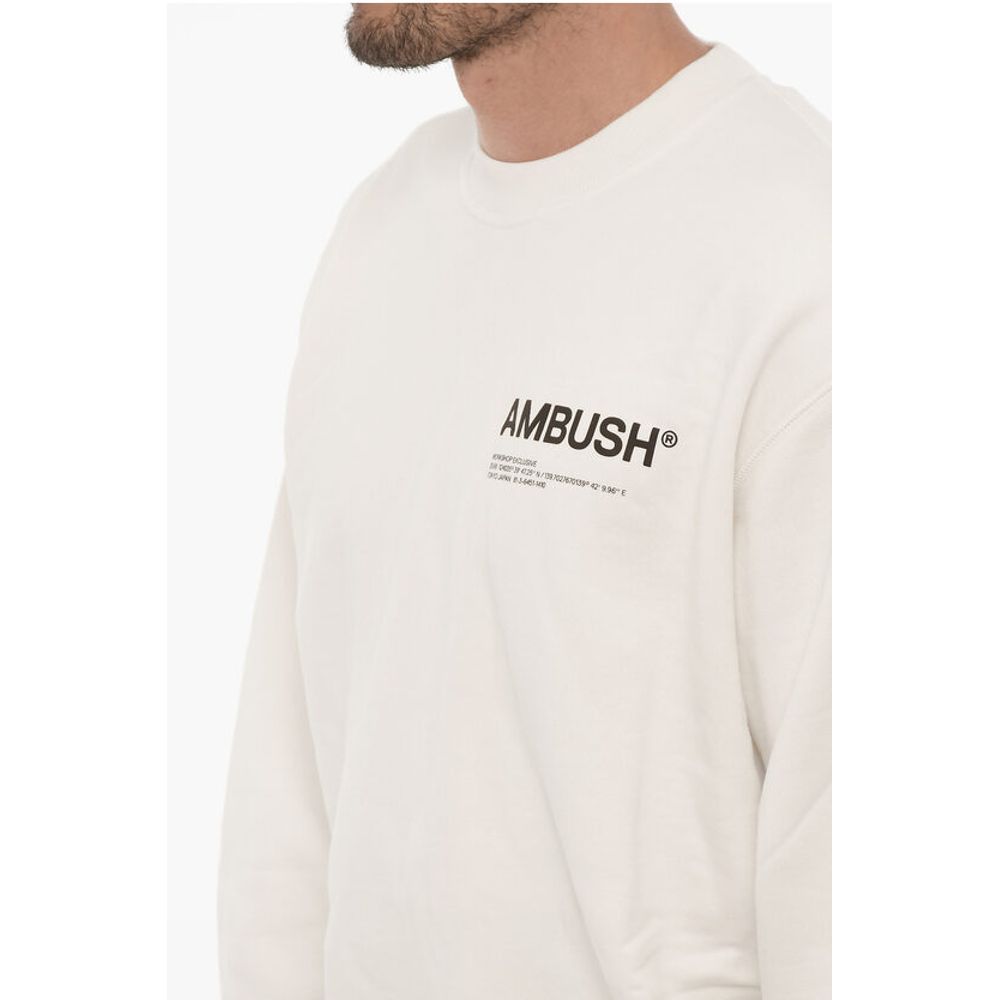 Ambush Fleeced Cotton WORKSHOP Crew-neck Sweatshirt