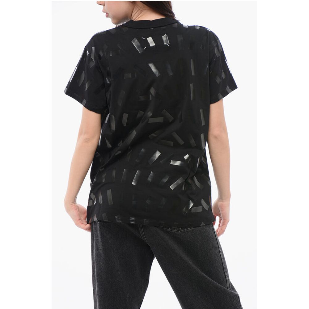 Maison Margiela MM0 Printed Cotton Crew Neck T-Shirt