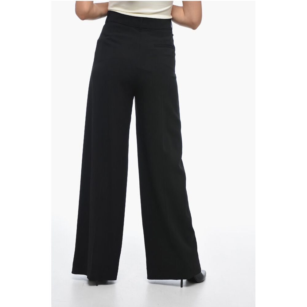 Krizia Palazzo Pants with Hidden Closure