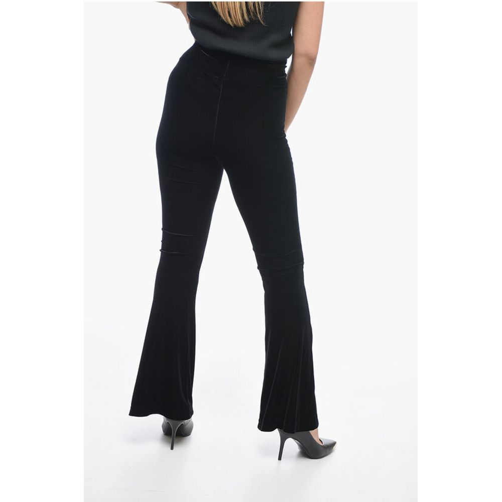 Dont At Me Label Stretch Chenille Bootcut Pants