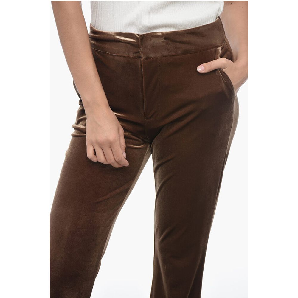 Dont At Me Label 4 Pocket Chenille Pants with Ankle Splits