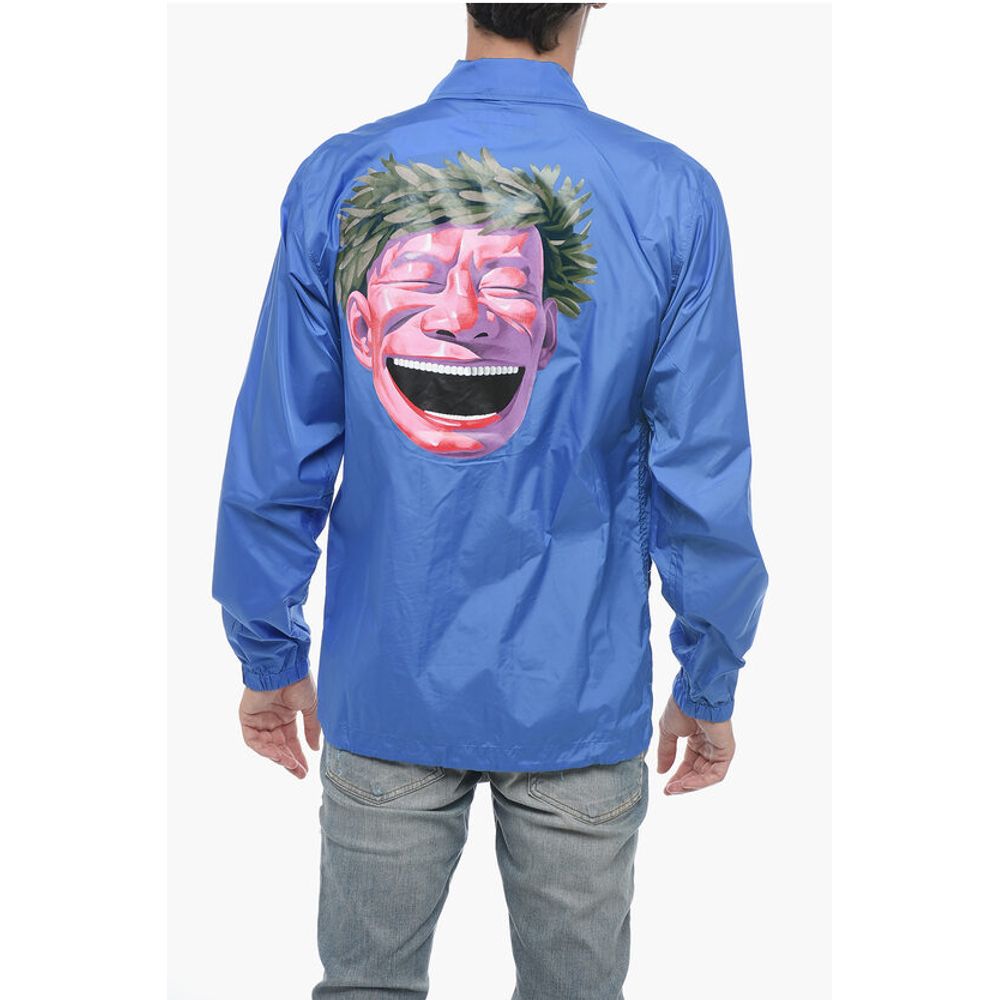 Comme Des Garçons SHIRT Back Printed Nylon Windbreaker Jacket