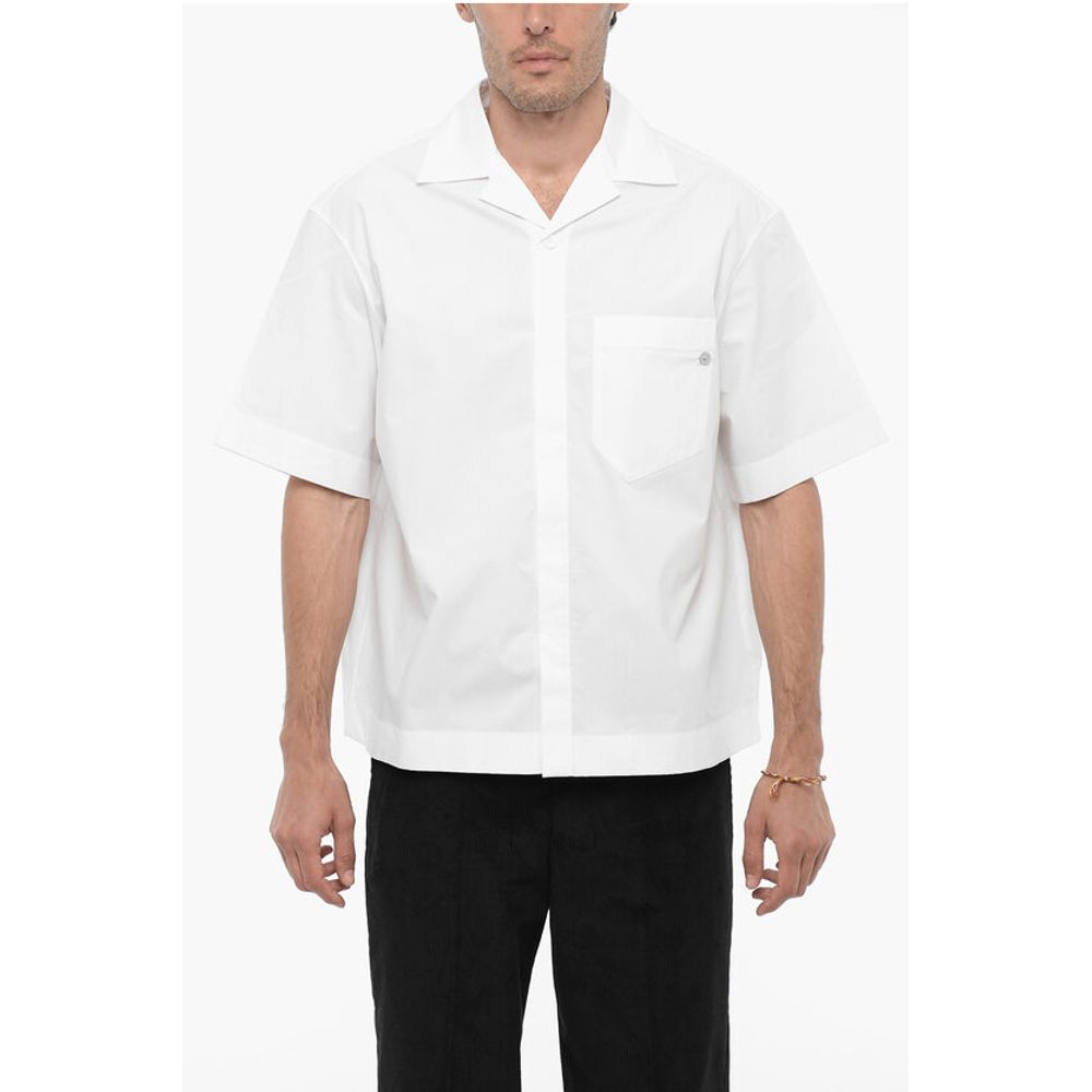 Neil Barrett Cotton Boxy Fit Shirt with Breast-Pocket