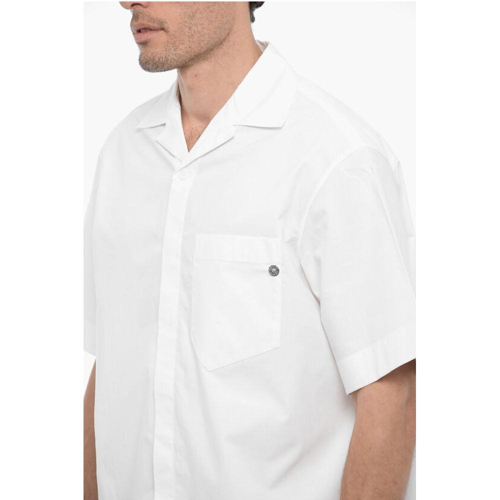 Neil Barrett Cotton Boxy Fit Shirt with Breast-Pocket