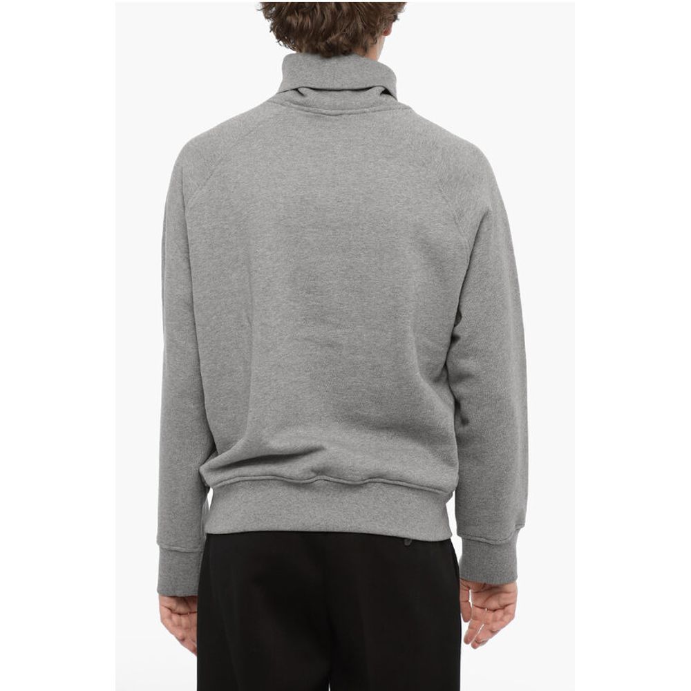 Neil Barrett Cotton ICONIC PIERCING Turtleneck Sweatshirt