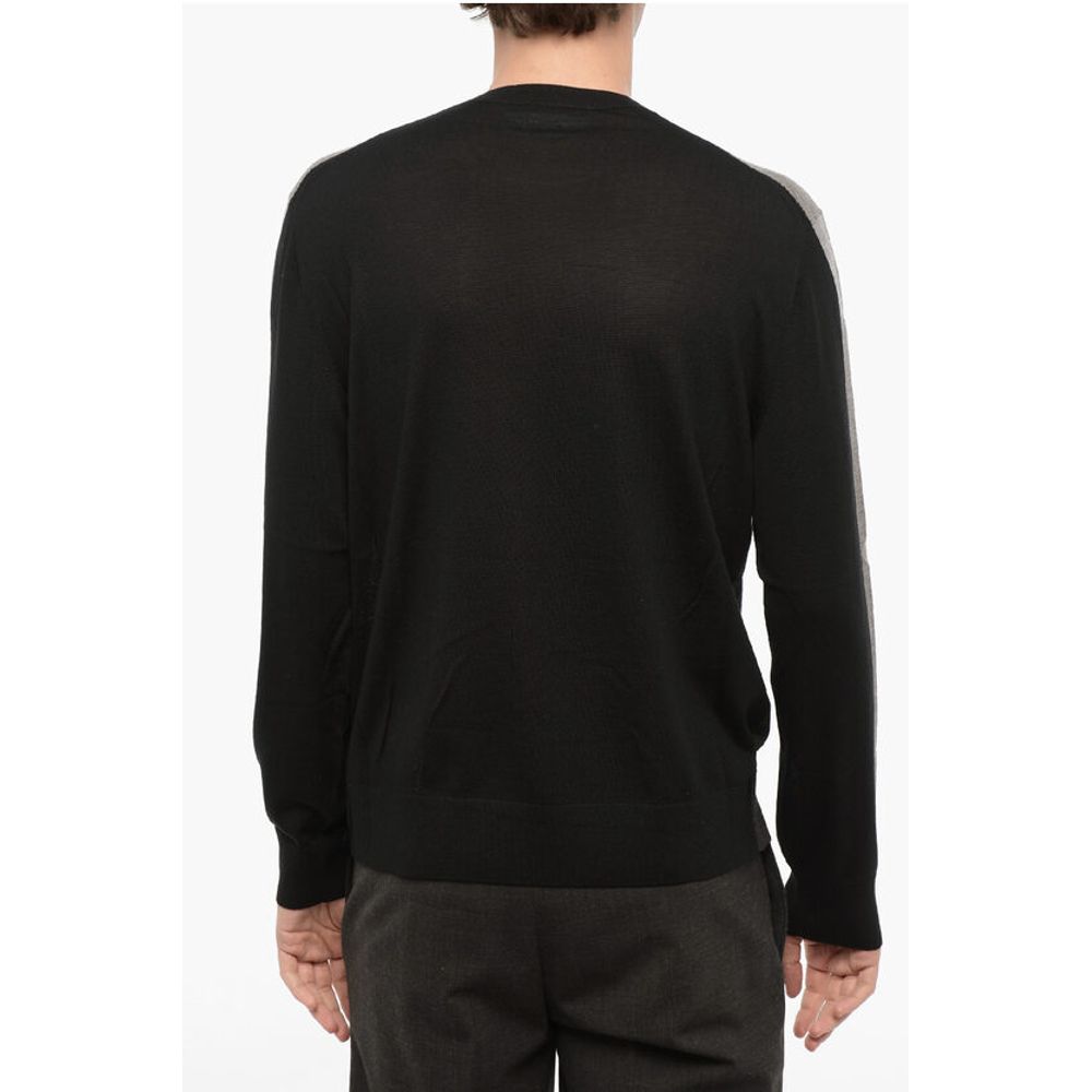Neil Barrett Two-Tone Wool MODERNIST Sweater