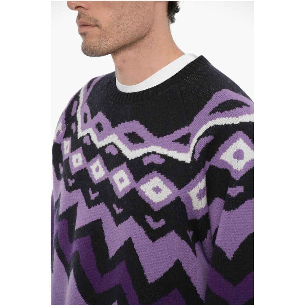 Neil Barrett Wool Boxy Fit Crew-neck Sweater