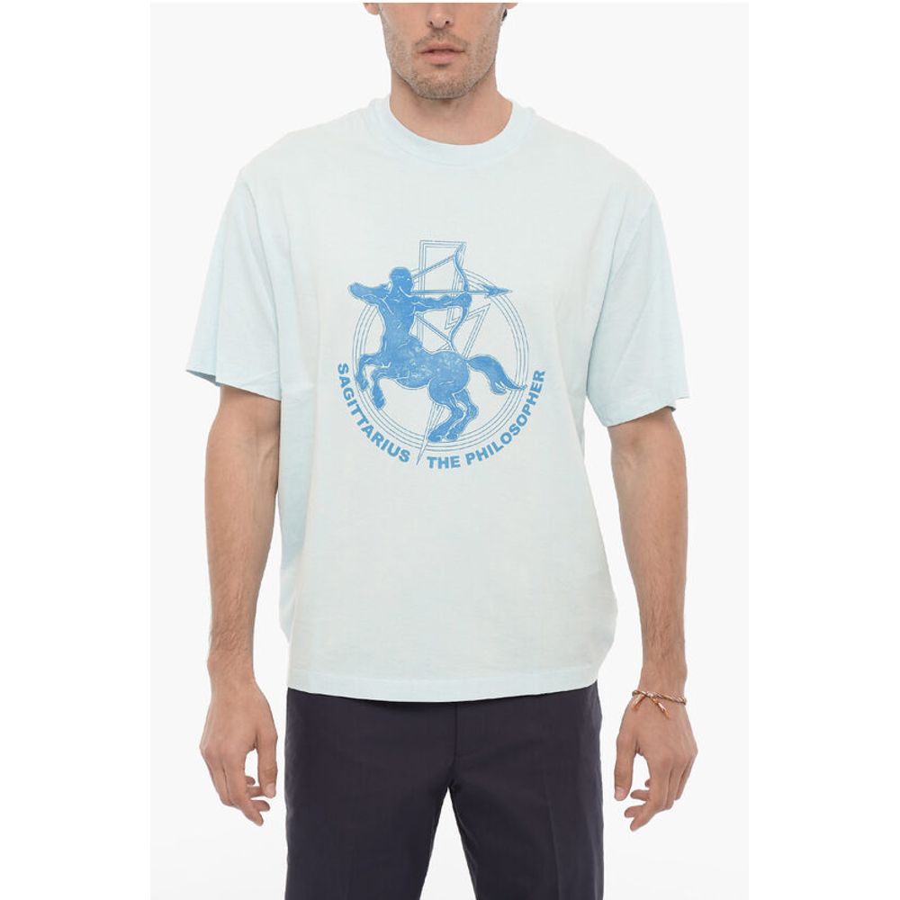 Neil Barrett Printed SAGITTARIUS THE PHILOSOPHER Crew-neck T-Shirt