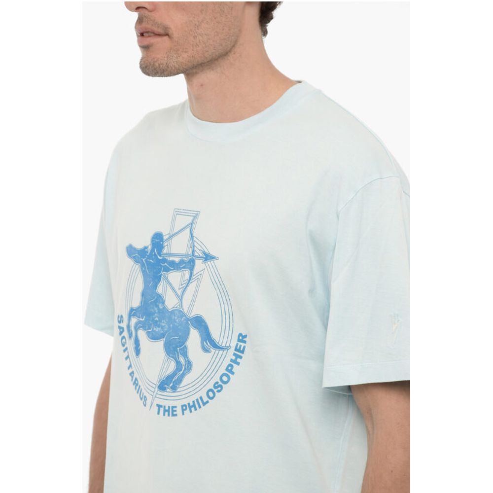 Neil Barrett Printed SAGITTARIUS THE PHILOSOPHER Crew-neck T-Shirt