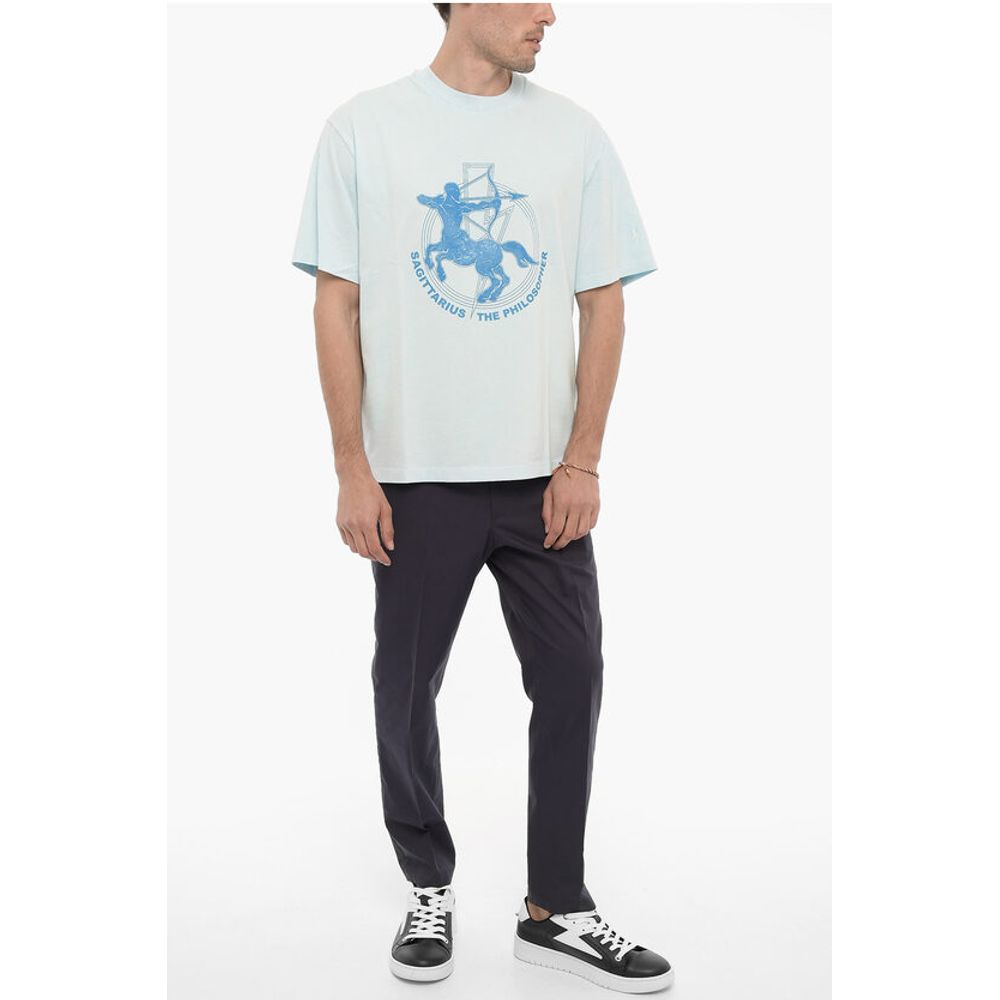 Neil Barrett Printed SAGITTARIUS THE PHILOSOPHER Crew-neck T-Shirt