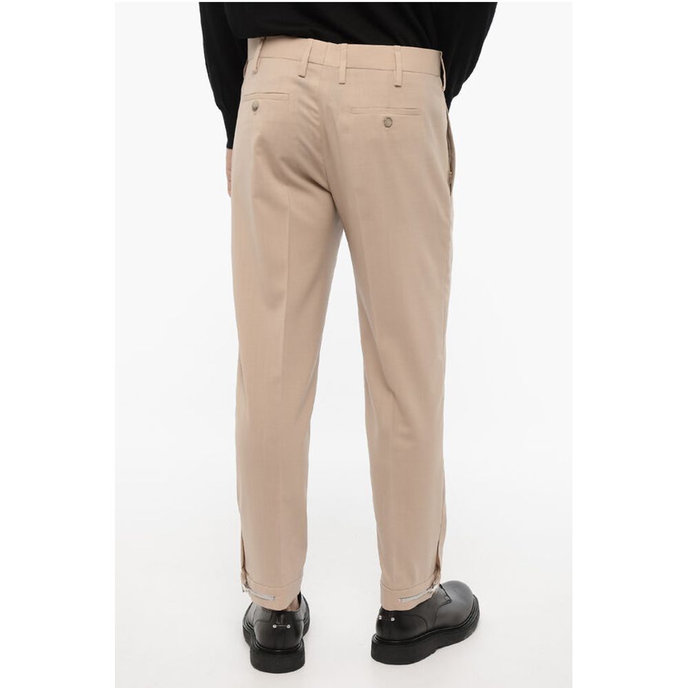 Neil Barrett Virgin Wool Blend Slim Fit Pants