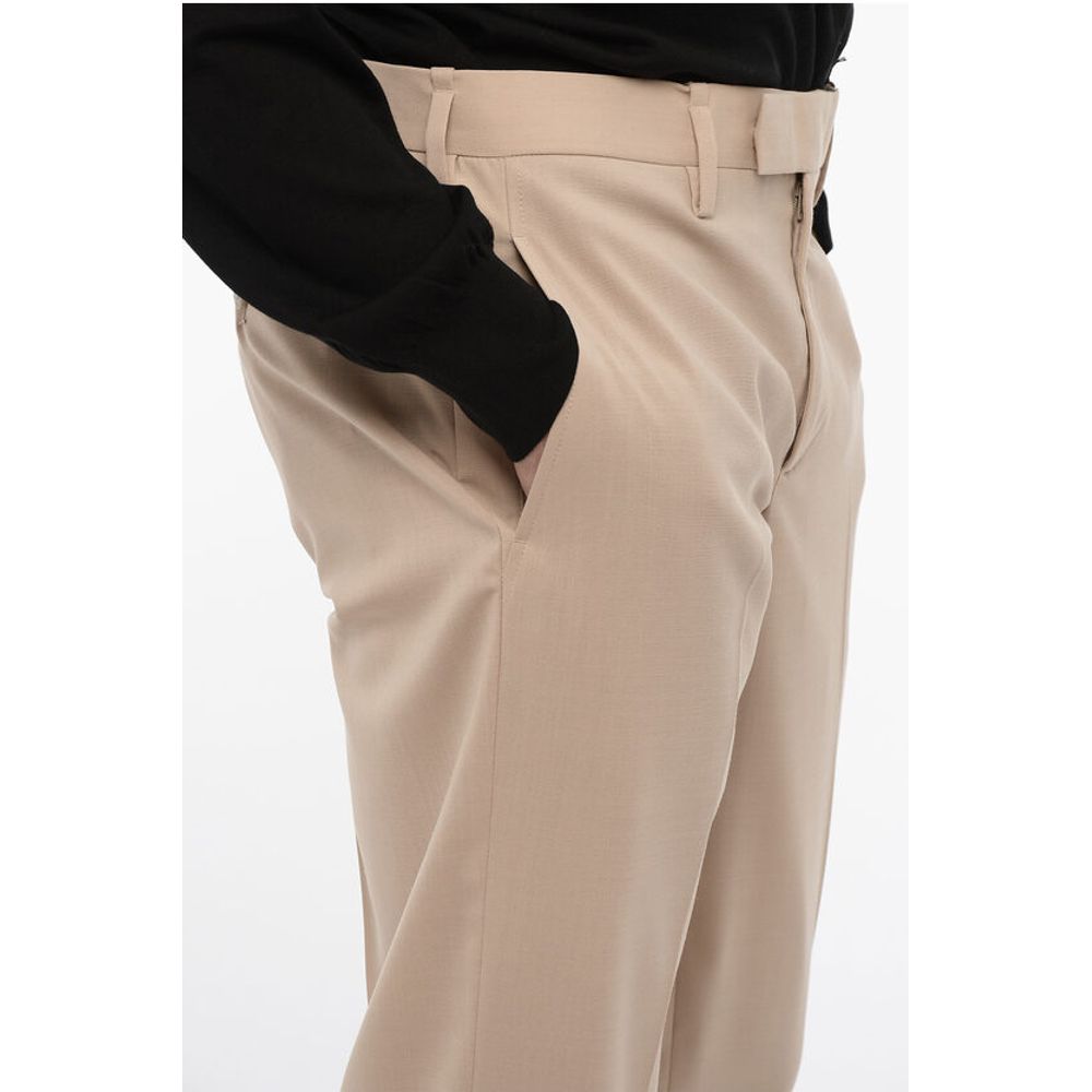 Neil Barrett Virgin Wool Blend Slim Fit Pants