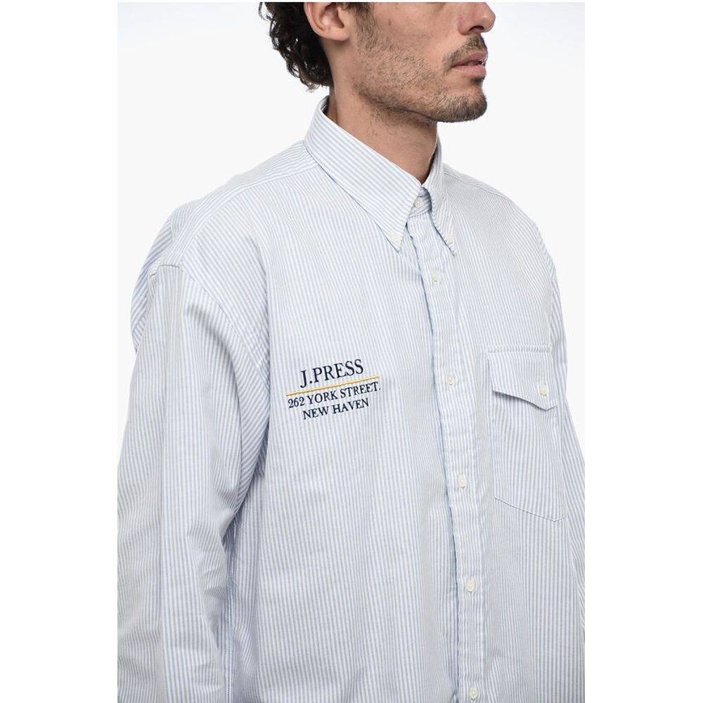 J.Press Button Down Awning Striped Shirt