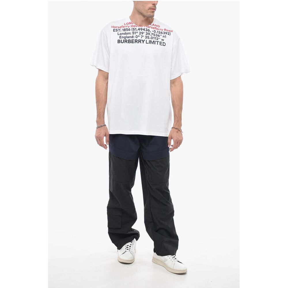 Burberry Crew Neck COORDINATES Printed T-Shirt