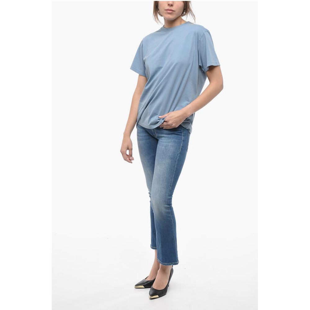 Chloé Crew Neck Monochrome Cotton T-Shirt