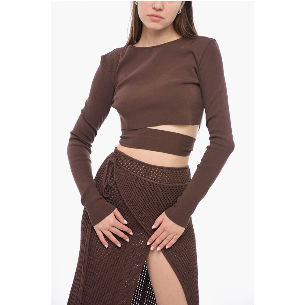 Long-sleeved Top With Cut-Out Detail