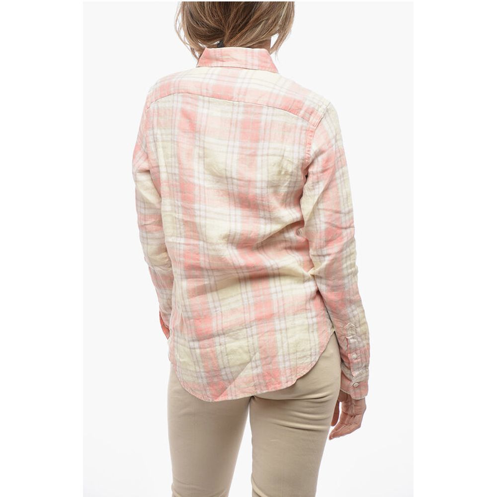 Polo Ralph Lauren Plaid Motif Classic Fit Linen Shirt