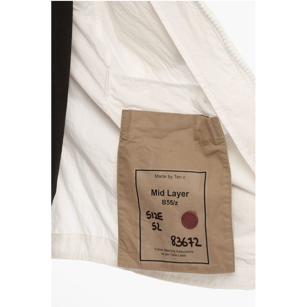 Ten c Nylon Lightweight Jacket with Breast Pocket