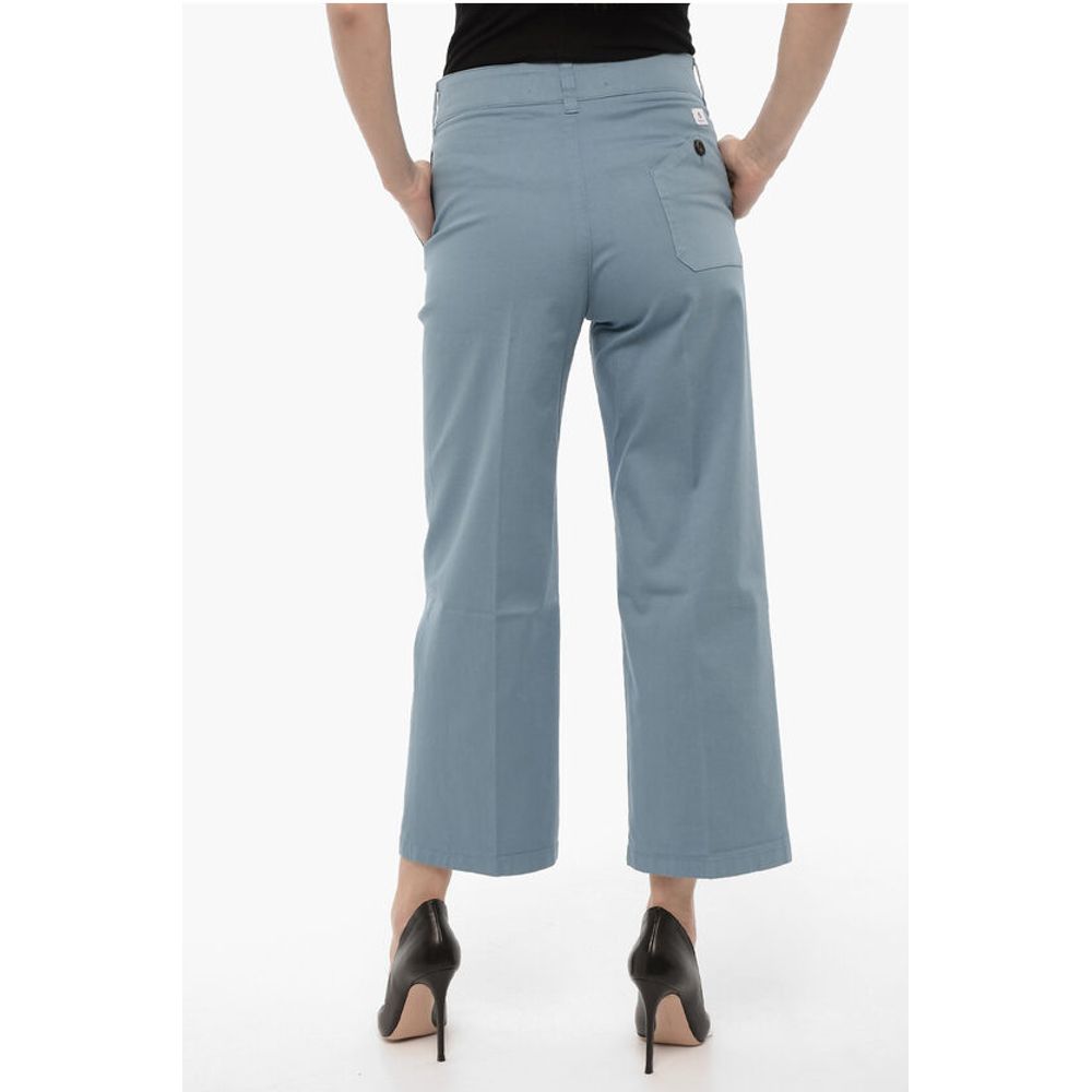 Department 5 Solid Color Cropped Palazzo Pants