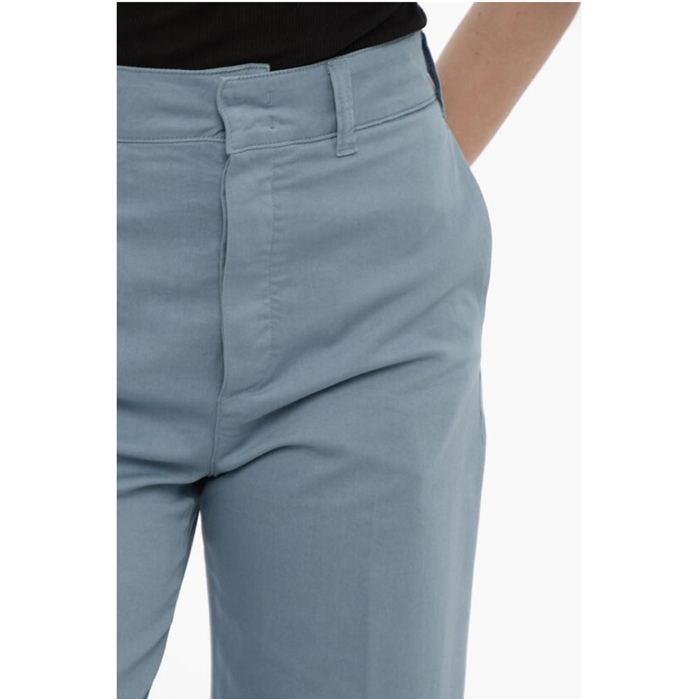 Department 5 Solid Color Cropped Palazzo Pants