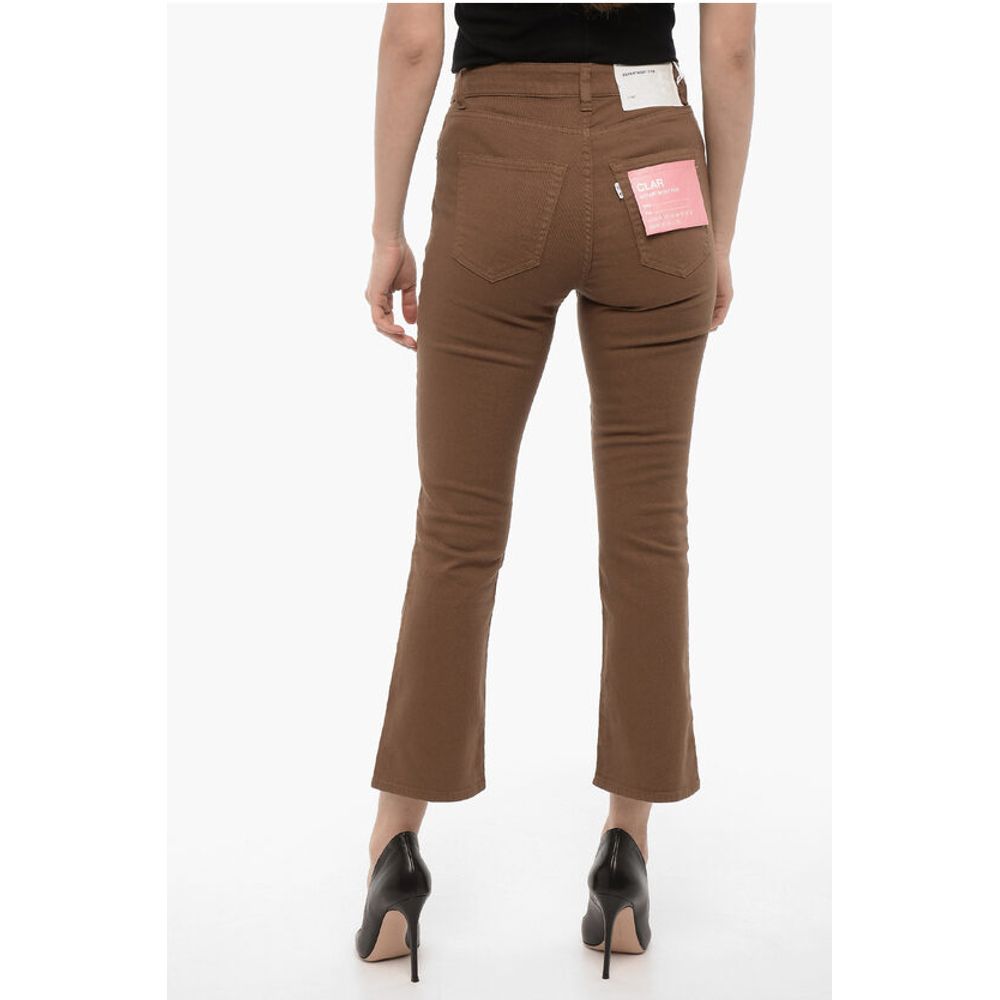 Department 5 5-Pockets Cropped CLAR Pants with Logo-Button