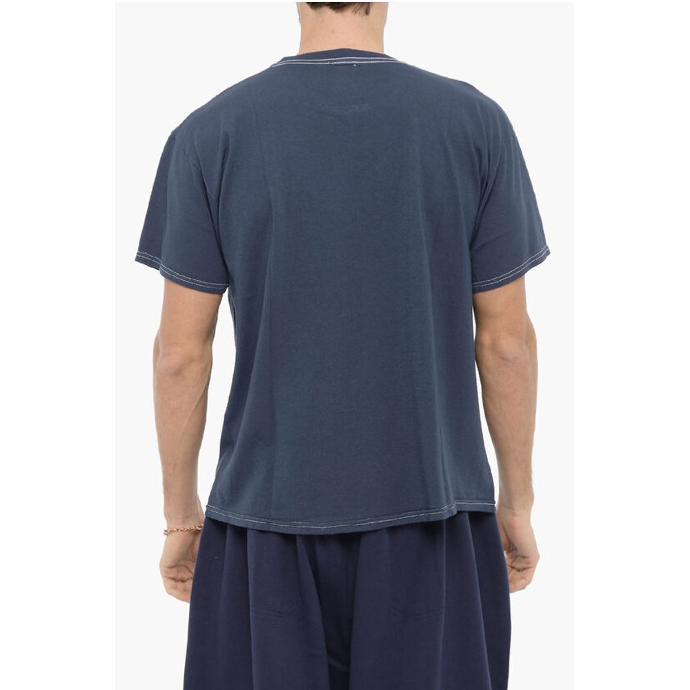 Wild Donkey Crew-Neck cotton T-shirt with Frontal Print