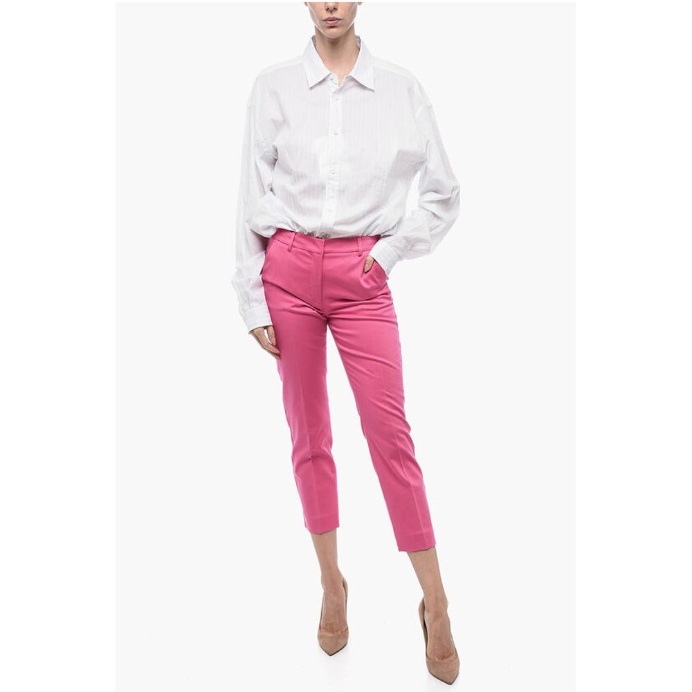 Max Mara WEEKEND Cigarette GINECEO Pants with Cropped Fit