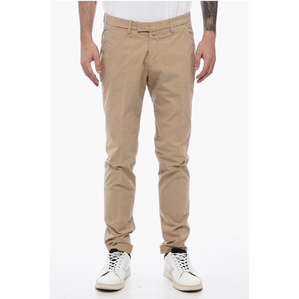 Briglia 1949 Slim Fit Trousers with Welt Pockets