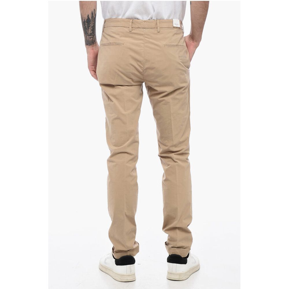 Briglia 1949 Slim Fit Trousers with Welt Pockets