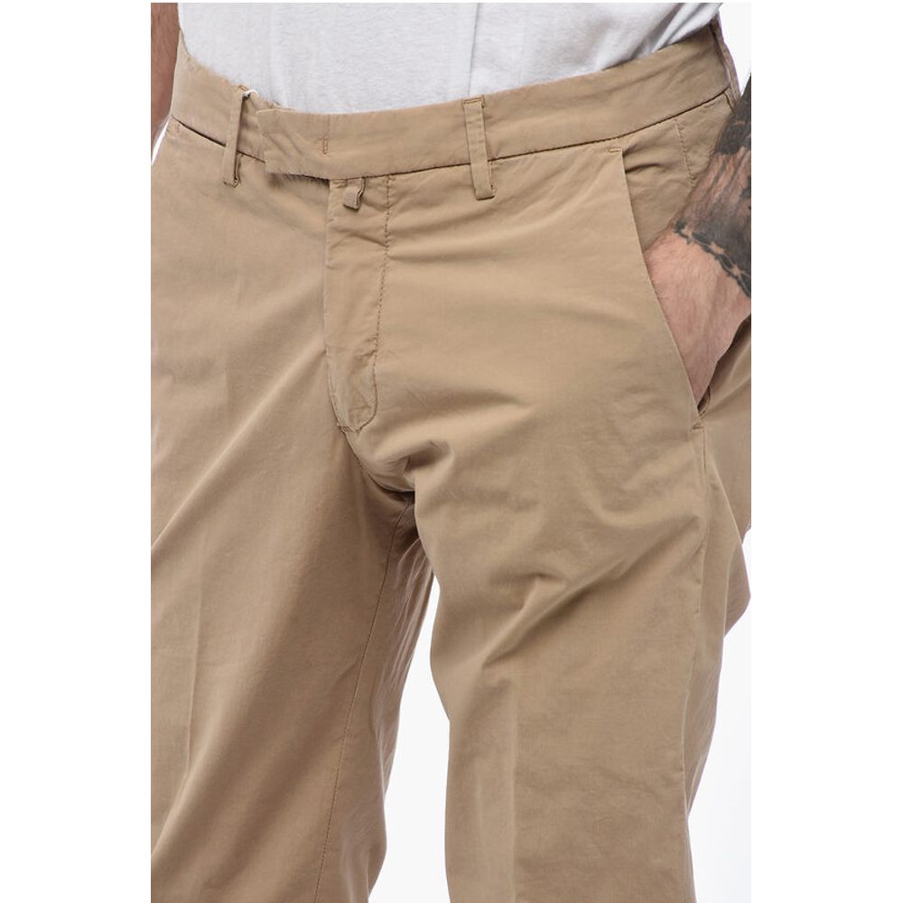 Briglia 1949 Slim Fit Trousers with Welt Pockets