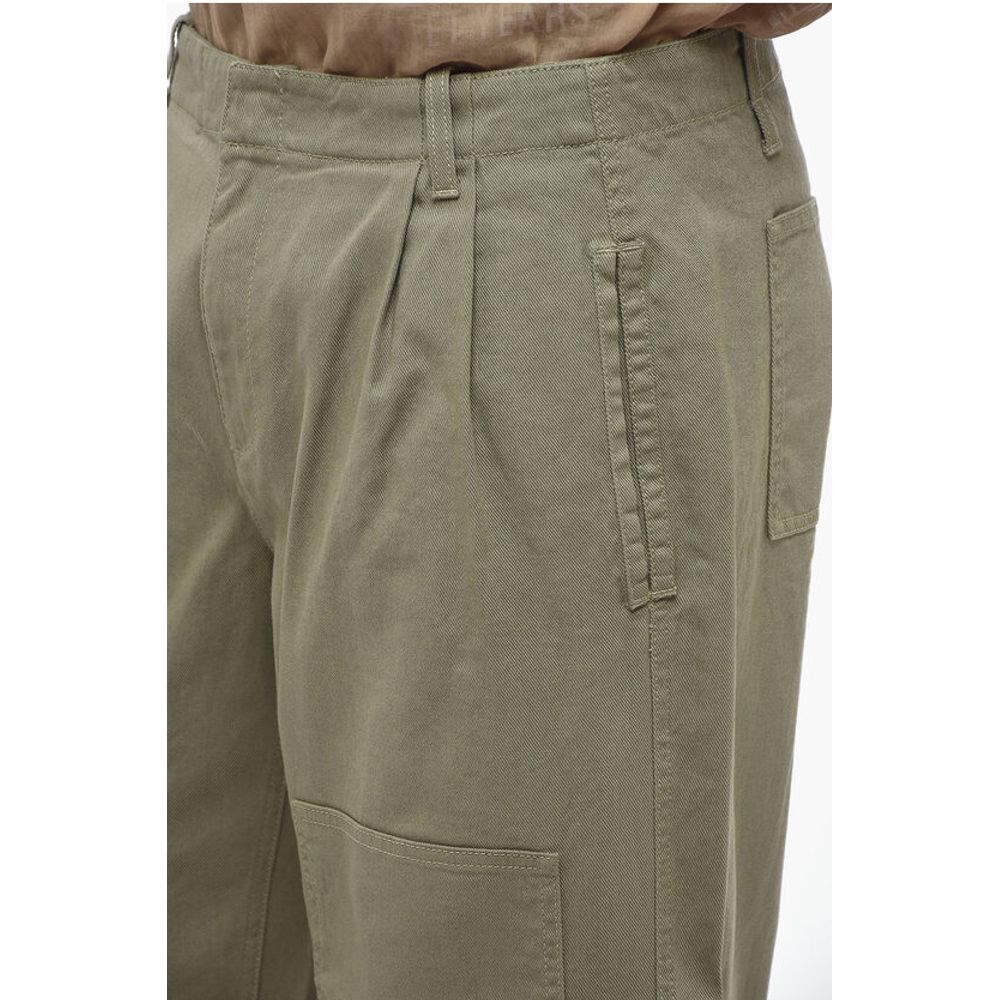 Etro Cropped Wide Leg Jeans with Cuffs