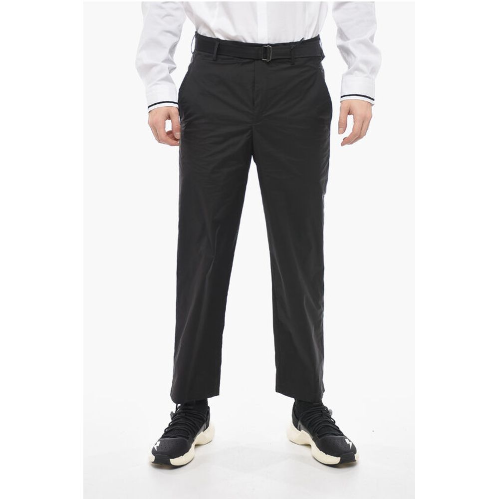 Neil Barrett Loose Fit ANDO Pants with Industrial Belt