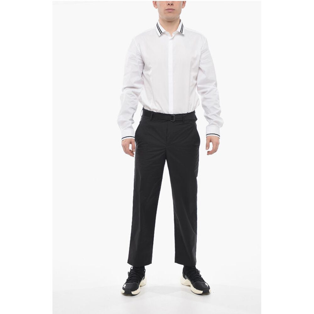 Neil Barrett Loose Fit ANDO Pants with Industrial Belt
