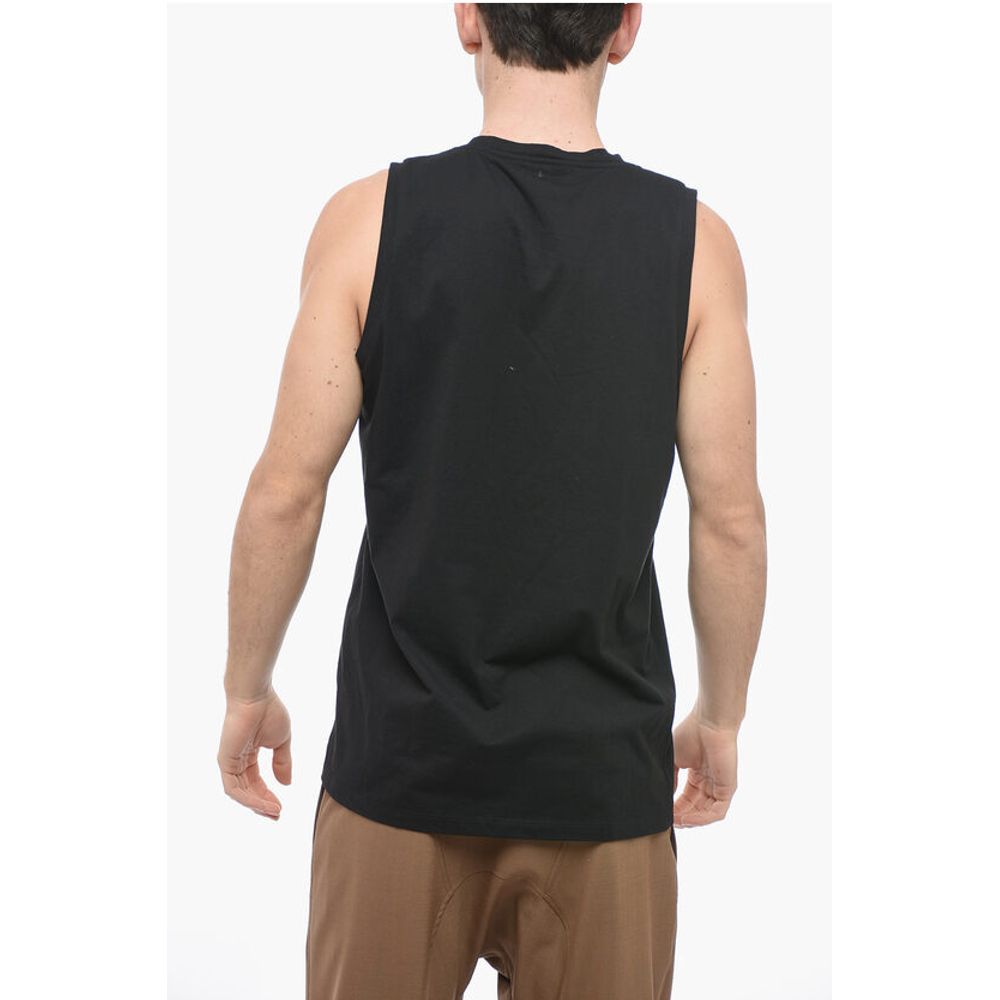 Neil Barrett Embroidered FLEUR-DE-THUNDER Tank Top