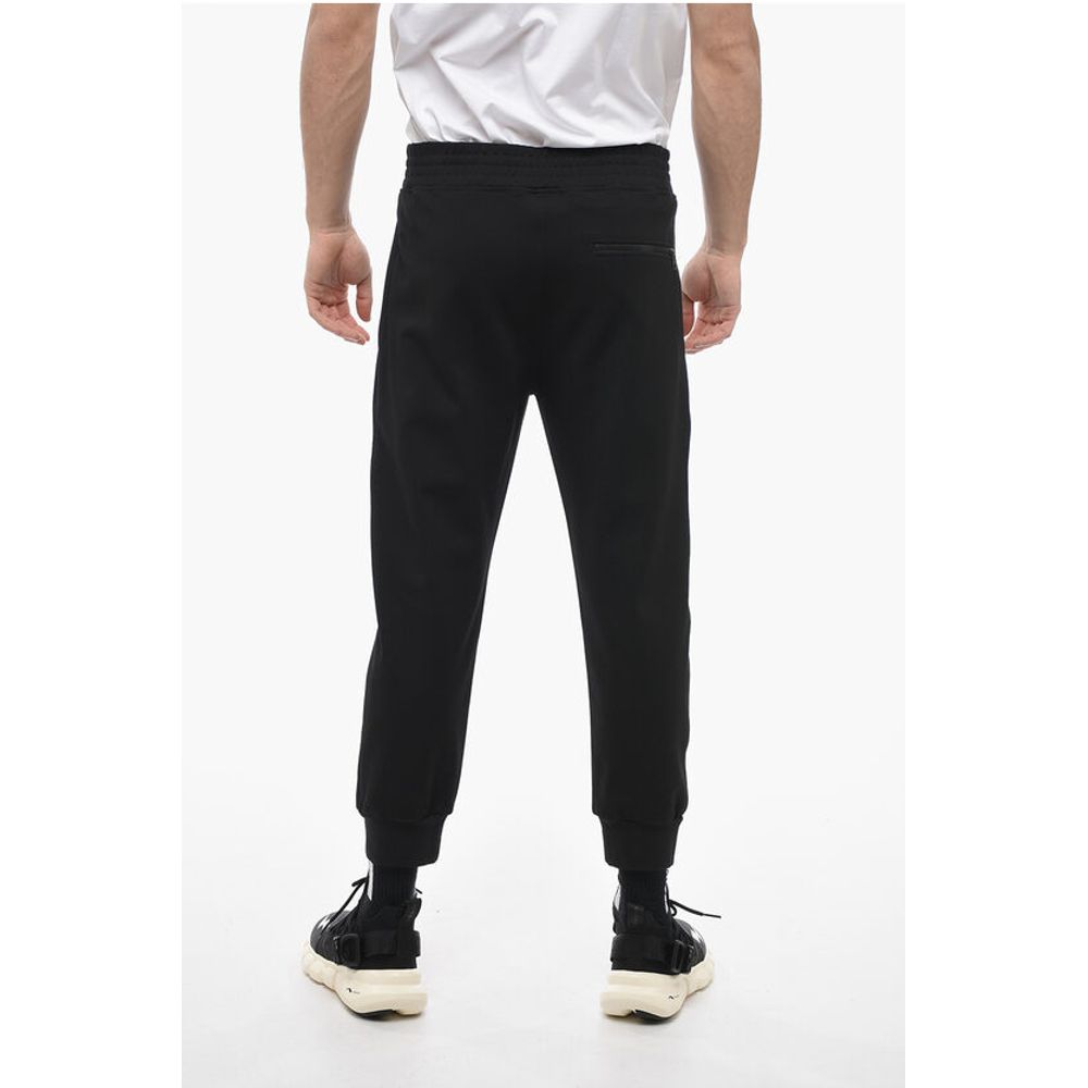 Neil Barrett Skinny Fit JUMBLED BOLTS Sweatpants with Embroideries