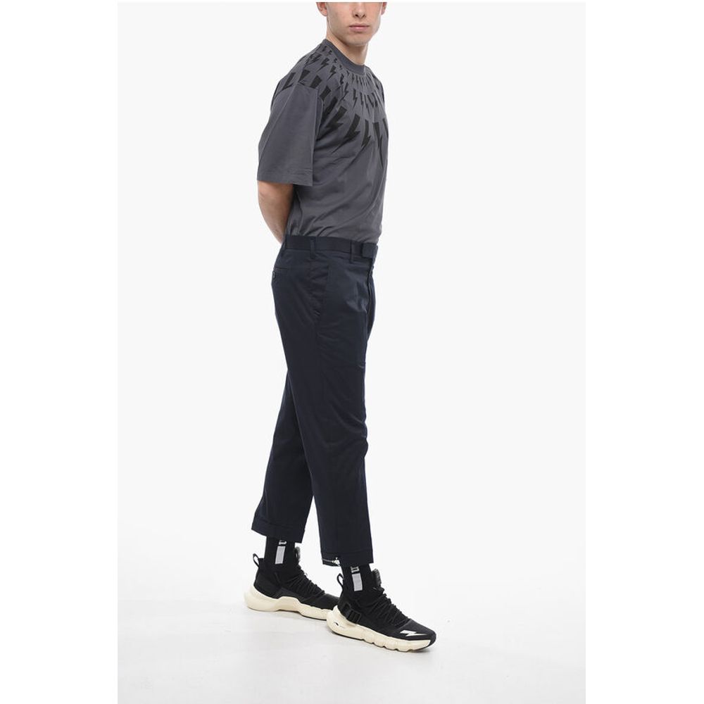 Neil Barrett Slim Fit BARRETT METAL Pants with Adjustable Ankles