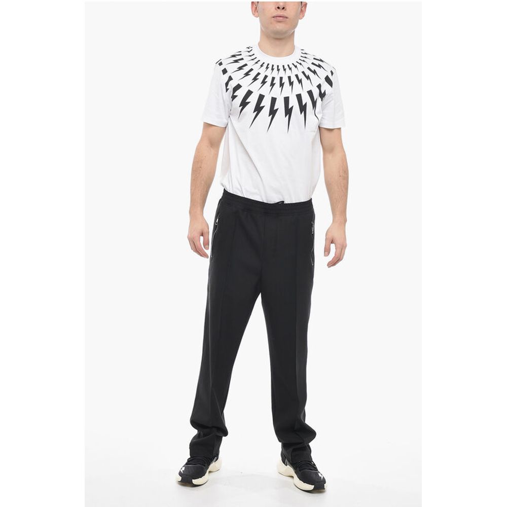 Neil Barrett Loose Fit LOUIS Pants with Elastic Waistband