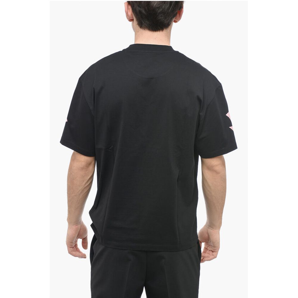 Neil Barrett Slim Fit JUMBLEND BOLT Crew-Neck T-shirt