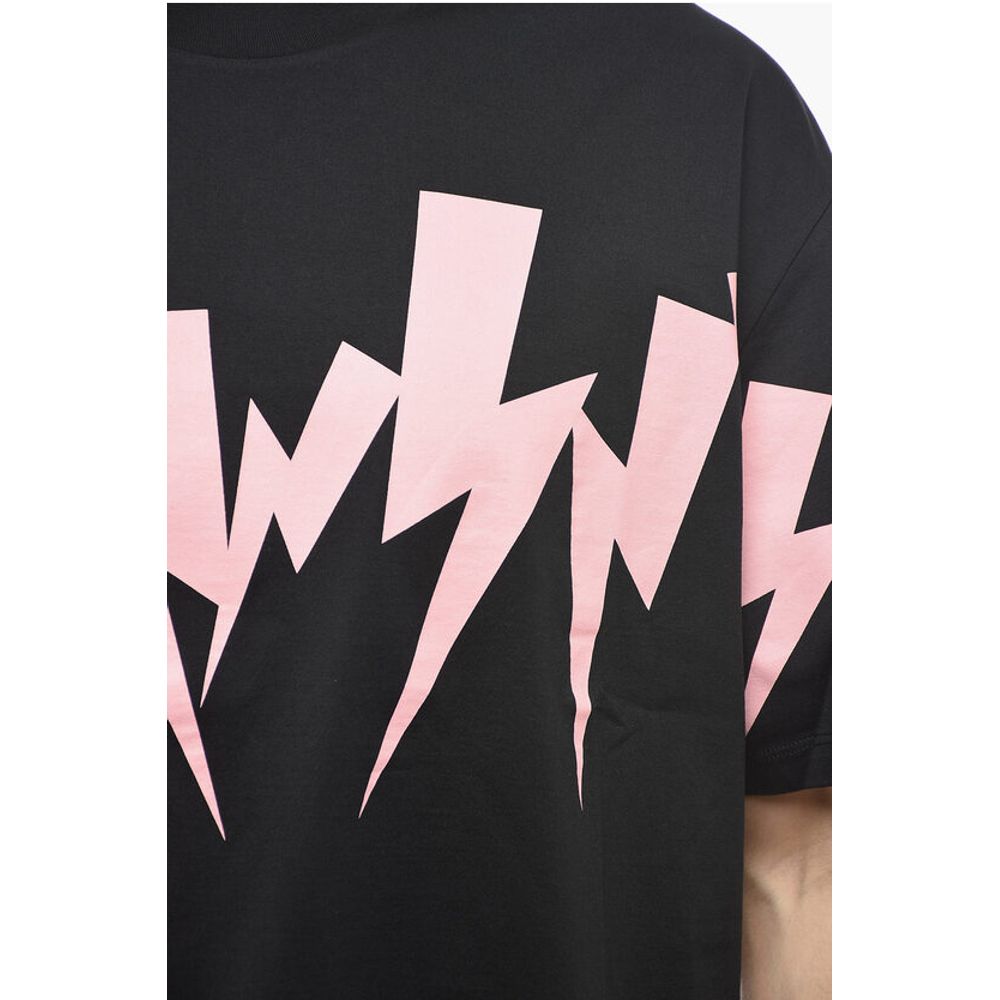 Neil Barrett Slim Fit JUMBLEND BOLT Crew-Neck T-shirt