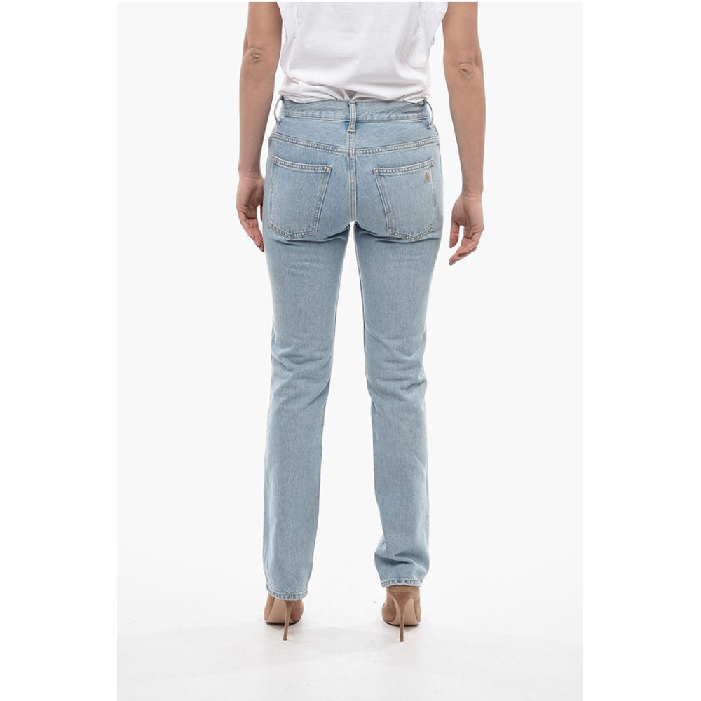 The Attico Light Wash Slim Fit Jeans 18cm