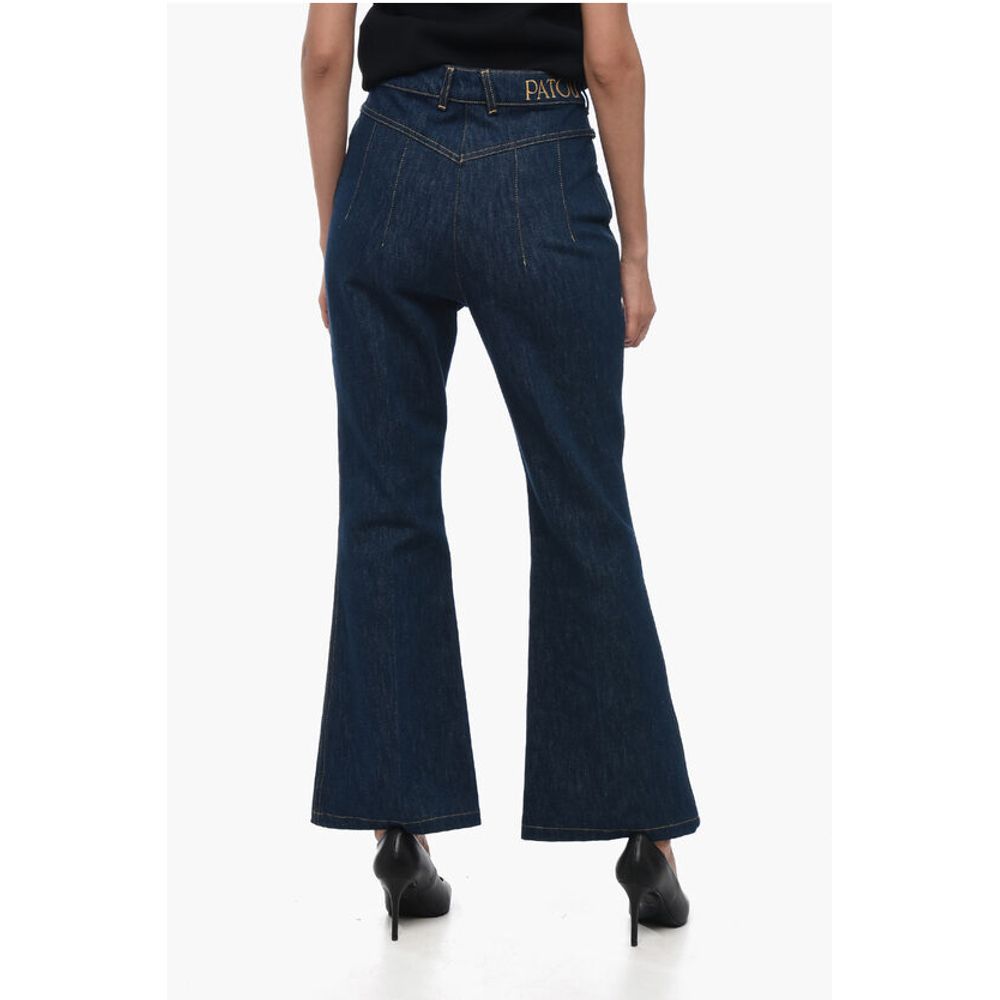 Patou Flare Fit Jeans With Jewel Details 27cm