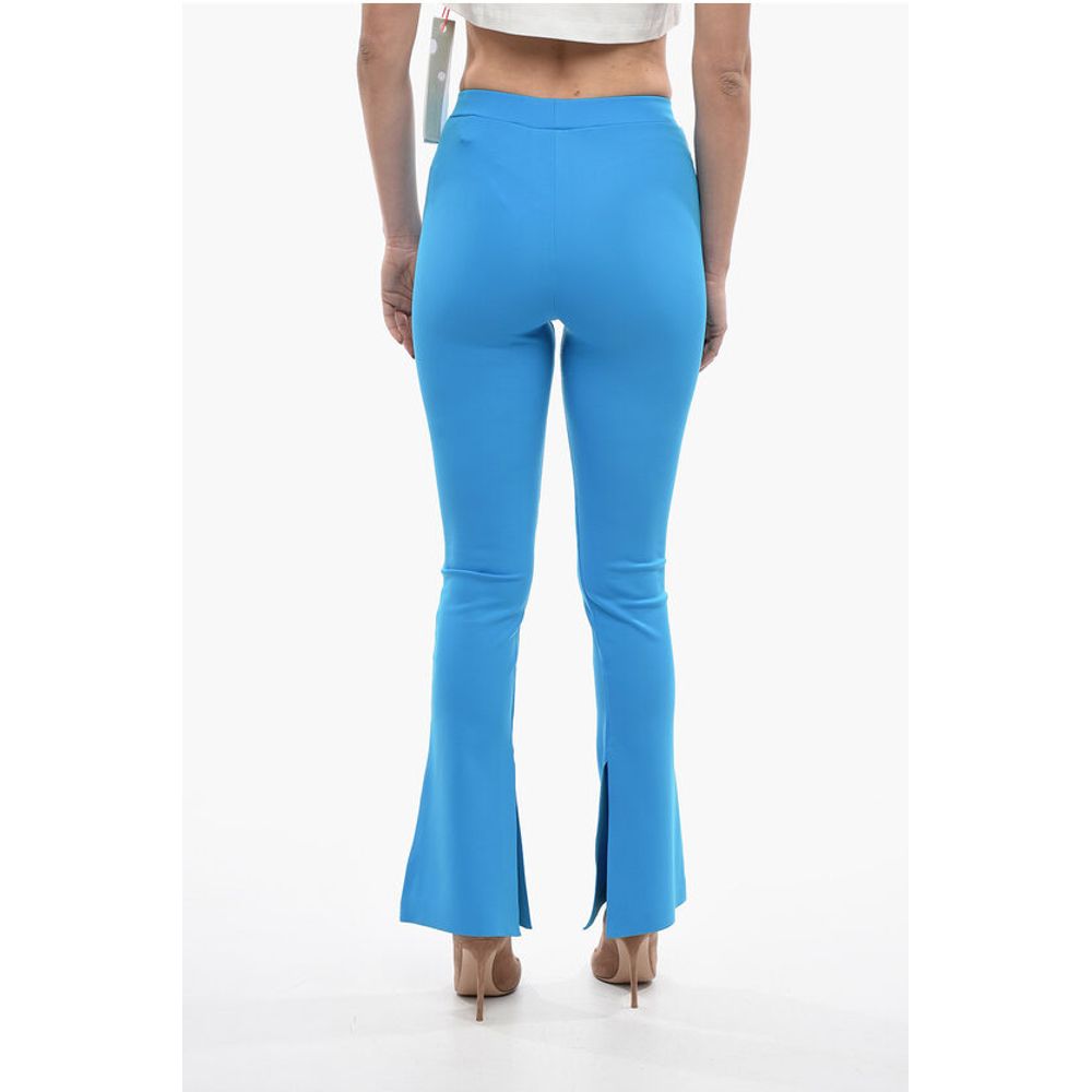 Off-White Logo Print SPLIT Flare Fit Leggings