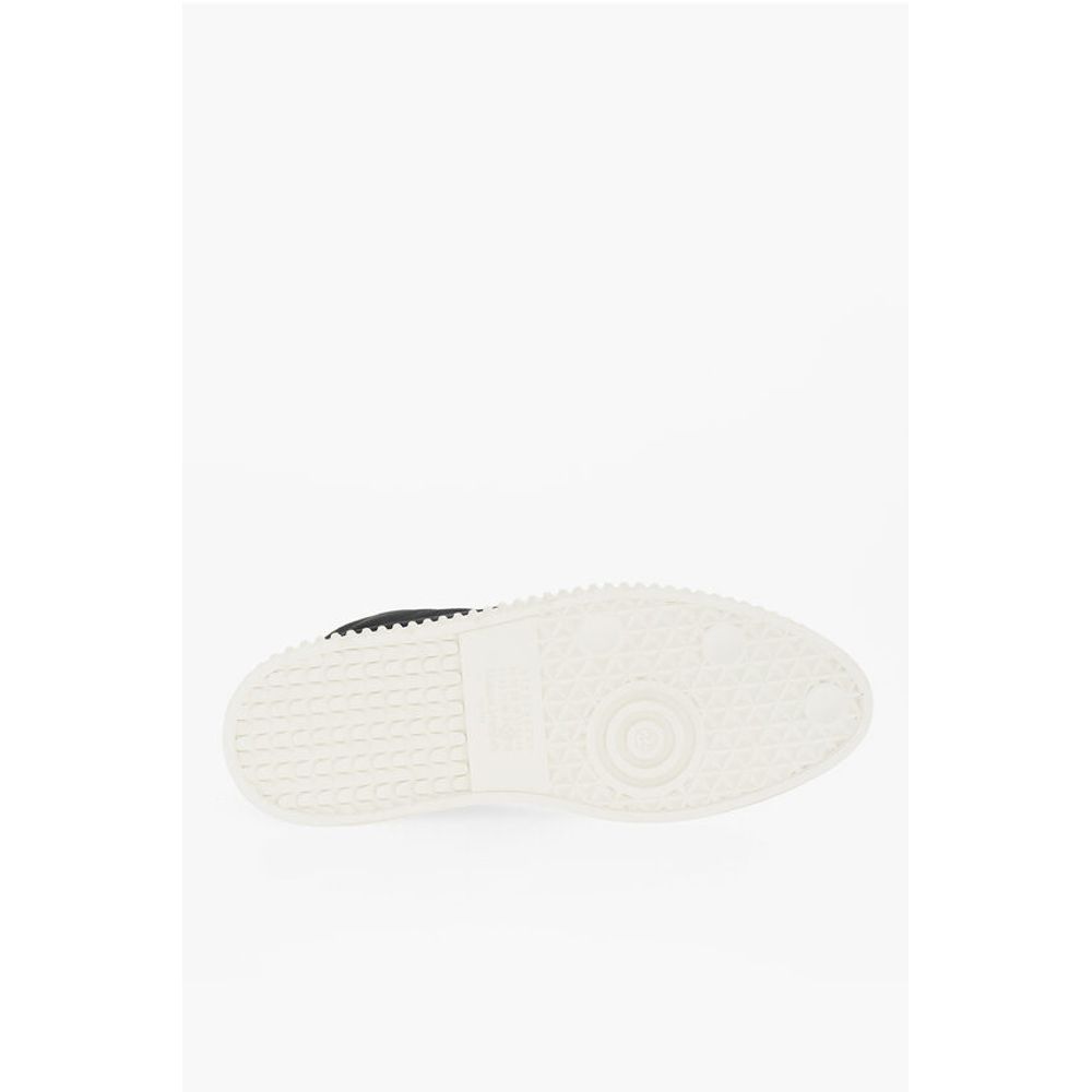 Maison Margiela MM22 Solid Color Cotton High-Top Sneakers