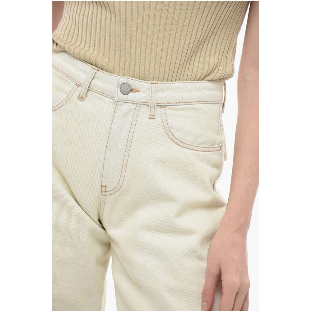 Palm Angels Bleached Wash Straight Fit Jeans