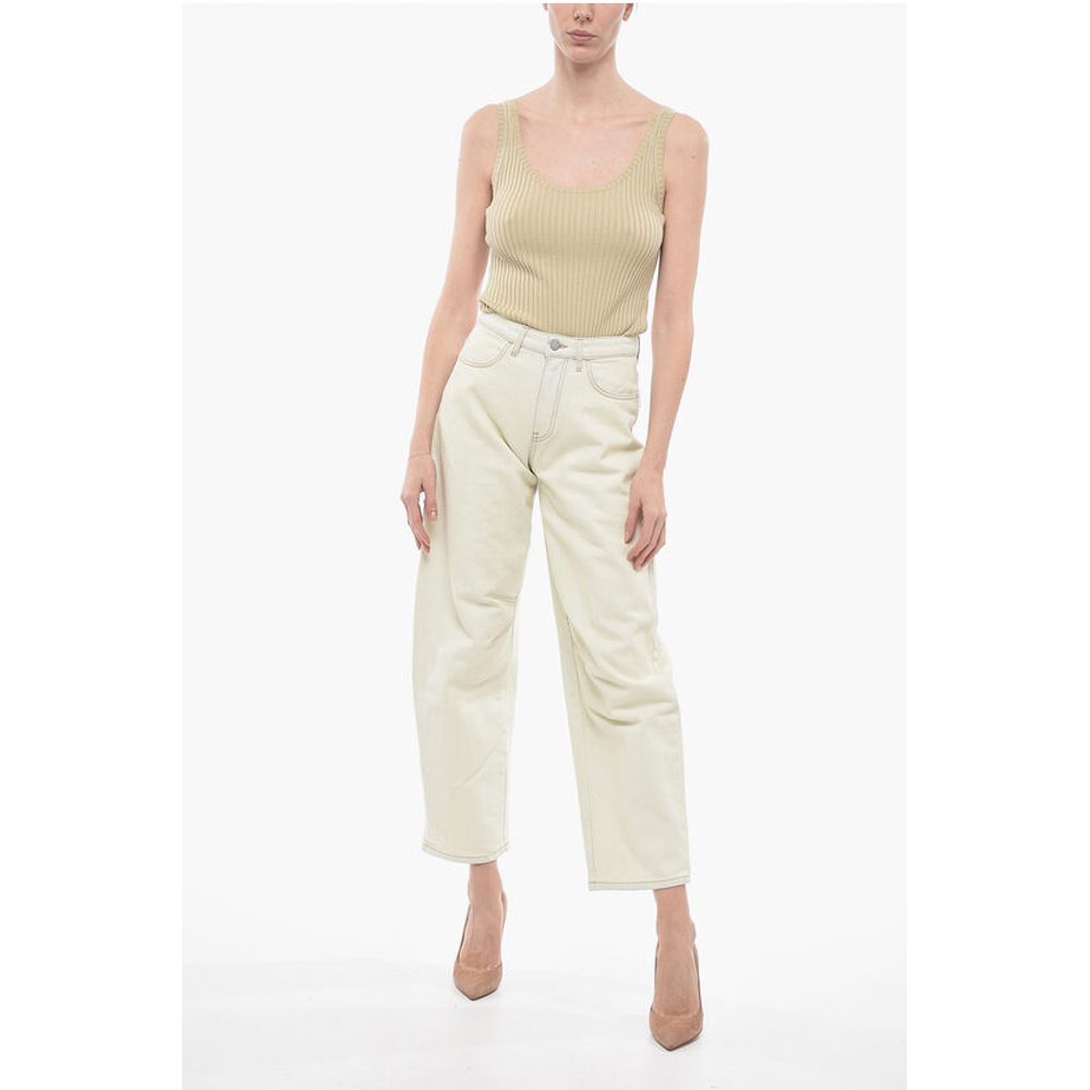 Palm Angels Bleached Wash Straight Fit Jeans
