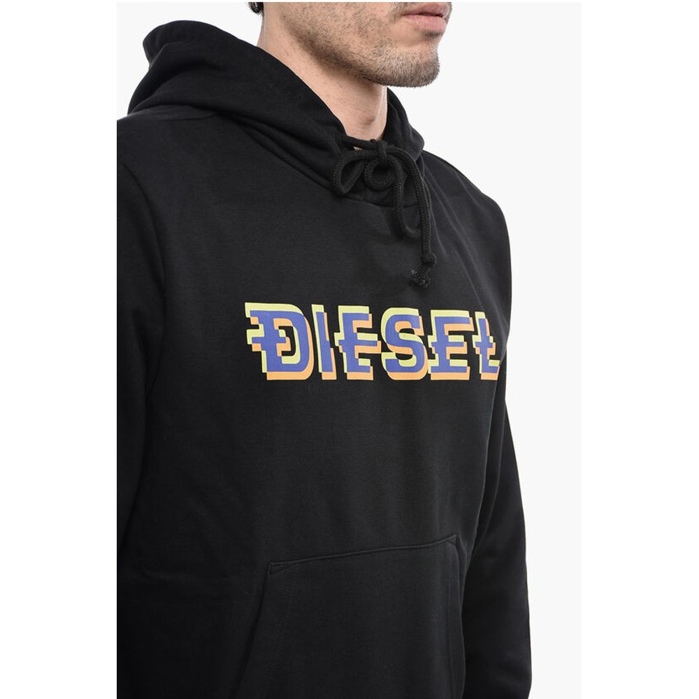 Diesel Cotton S-GINN Hoodie with 3D Print
